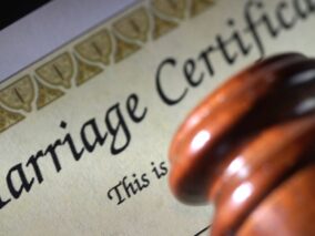 marriage certificate